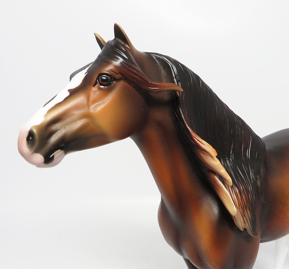 LOTTO-OOAK GOLDEN BAY SPANISH MUSTANG MODEL HORSE 7/24/17