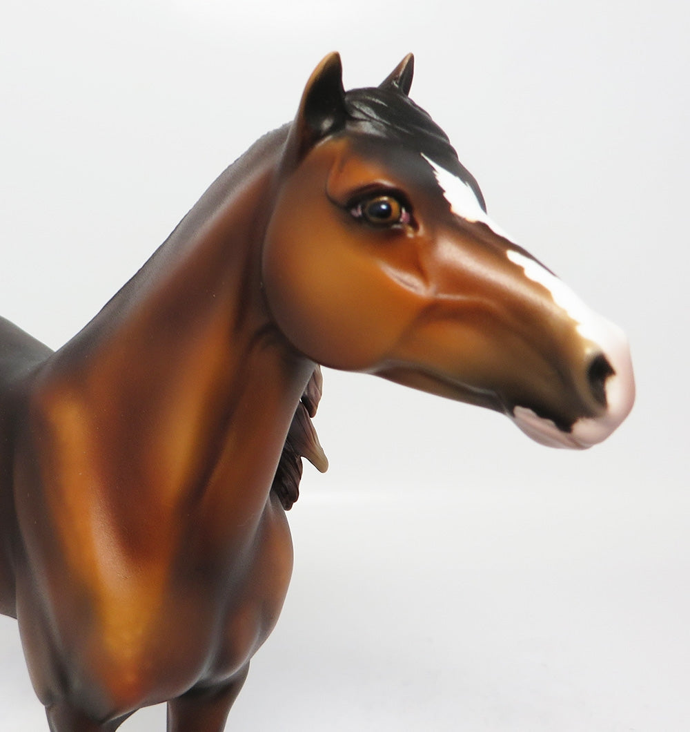 LOTTO-OOAK GOLDEN BAY SPANISH MUSTANG MODEL HORSE 7/24/17