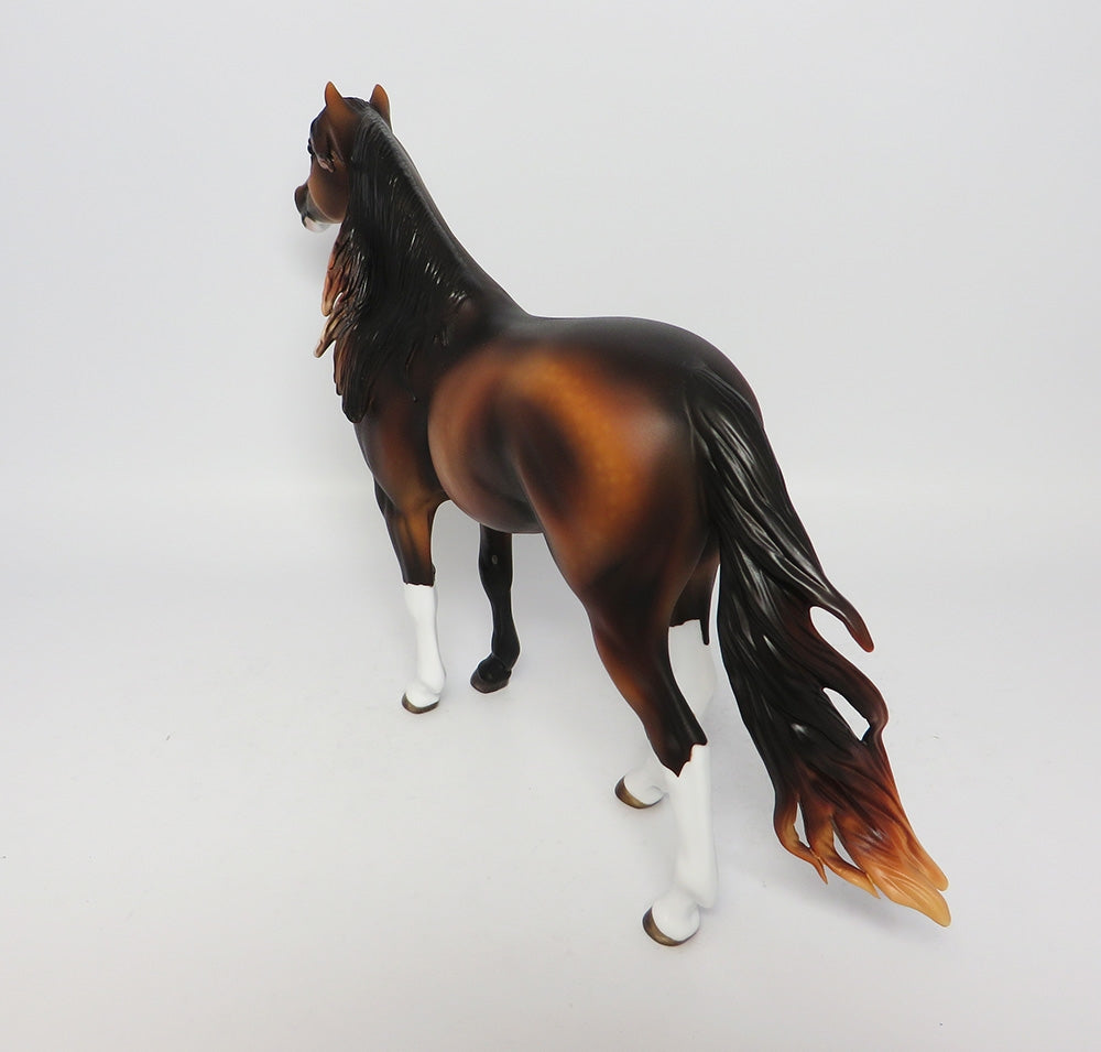 LOTTO-OOAK GOLDEN BAY SPANISH MUSTANG MODEL HORSE 7/24/17