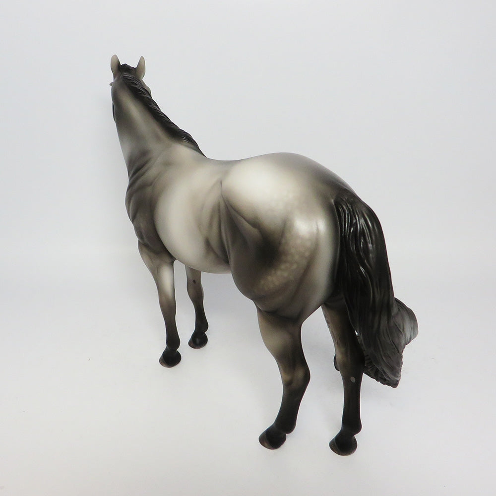 MR.TIN MAN-OOAK DAPPLE GREY ISH MODEL HORSE 7/27/17