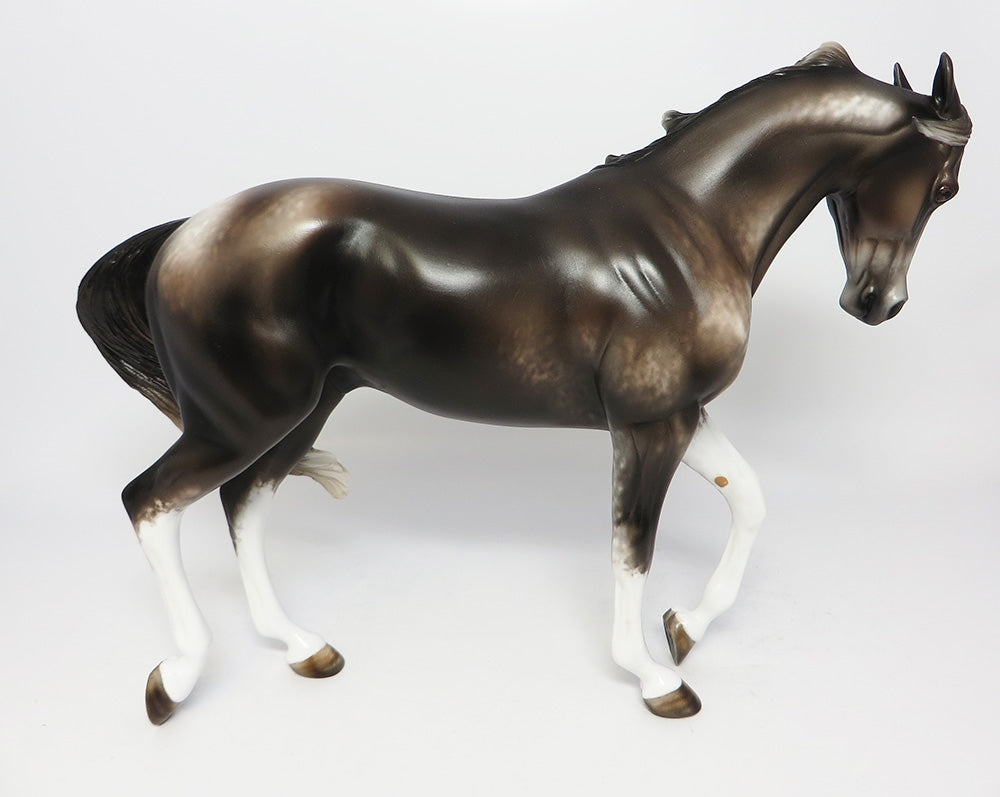 IMA FOX-OOAK-SABINO THOROUGHBRED MODEL HORSE 7/24/17