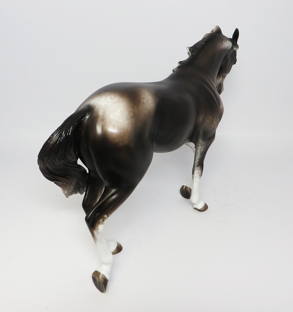 IMA FOX-OOAK-SABINO THOROUGHBRED MODEL HORSE 7/24/17