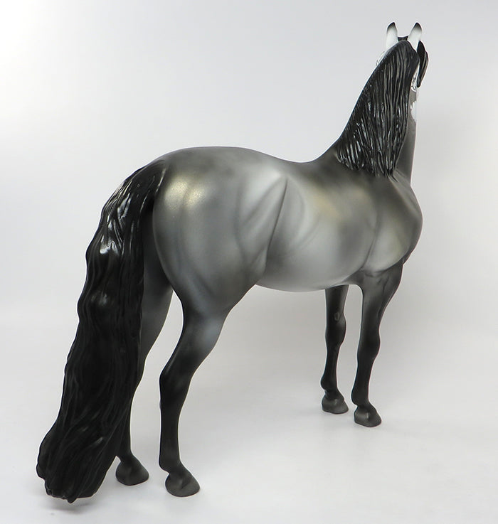 MURCIE&#39;LAGO-OOAK BATTY SUGAR SKULL MORGAN MODEL HORSE BY DAWN QUICK 9/9