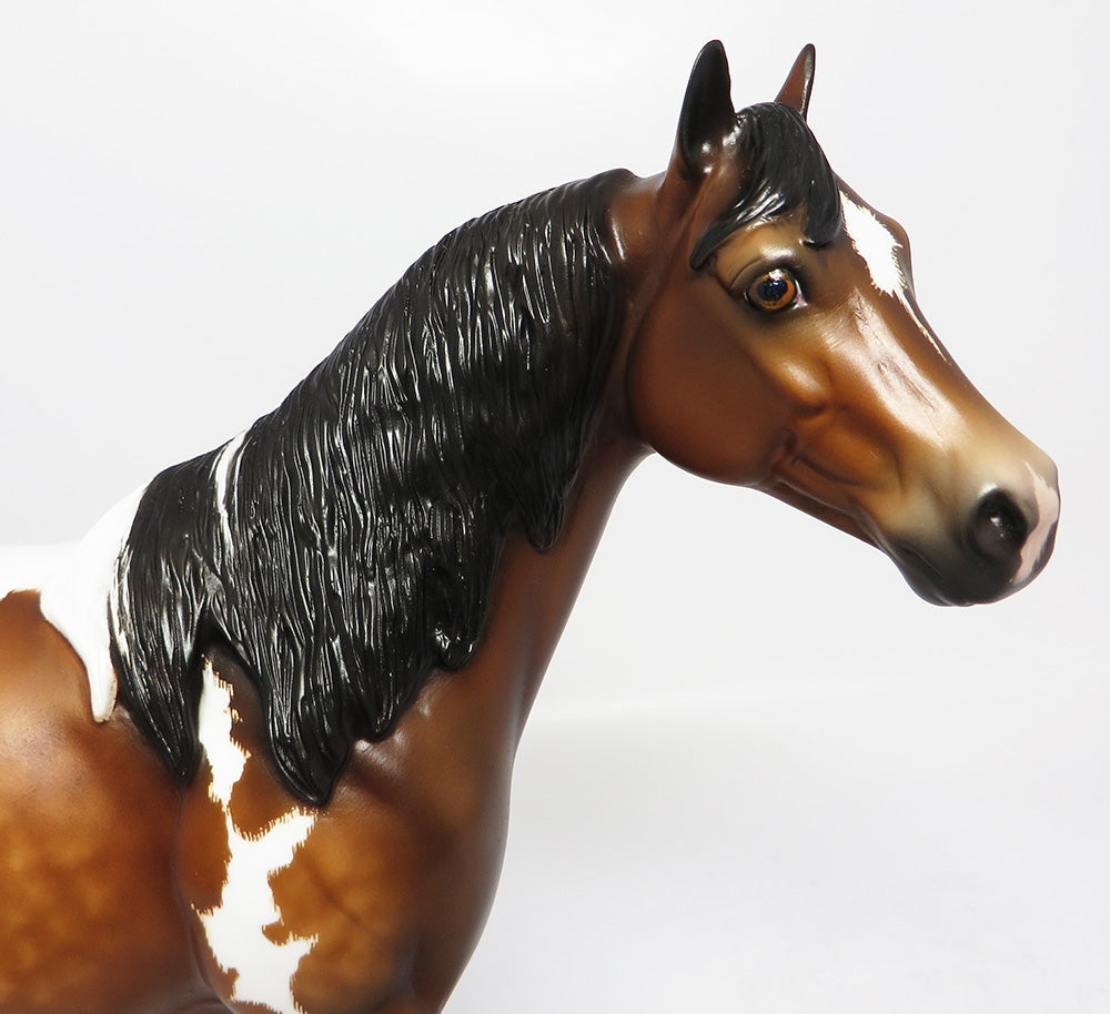 PARTY INVITATION-OOAK DAPPLE ETCHED BAY PAINT ISH MODEL HORSE 7/25/2017