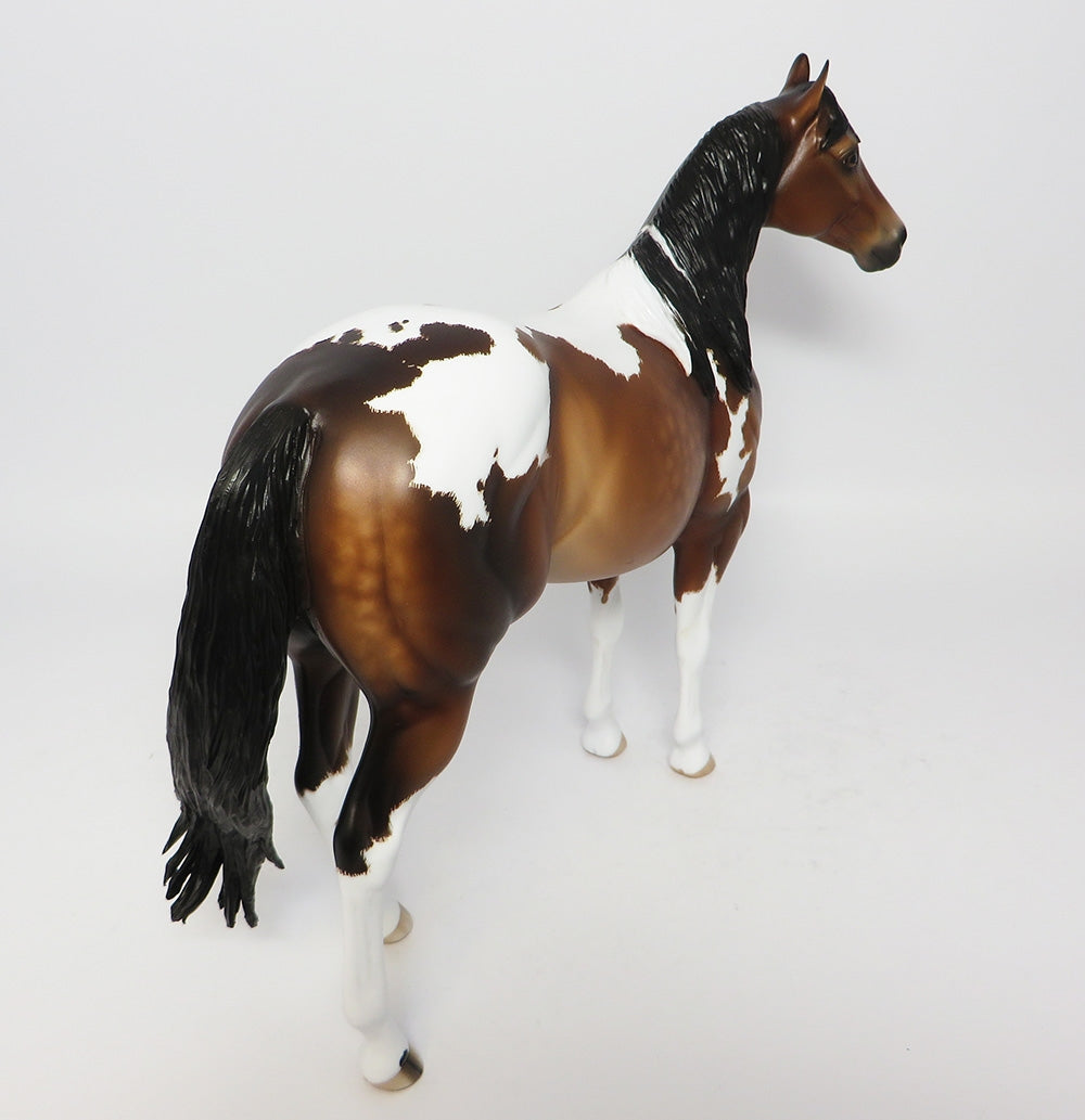 PARTY INVITATION-OOAK DAPPLE ETCHED BAY PAINT ISH MODEL HORSE 7/25/2017