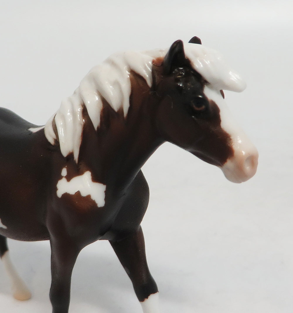 SPUDS-OOAK CHESTNUT PAINT PONY CHIP EA 2018