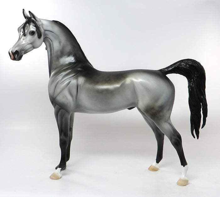 FOLEY-OOAK DAPPLE GREY ARABIAN MODEL HORSE 9/9