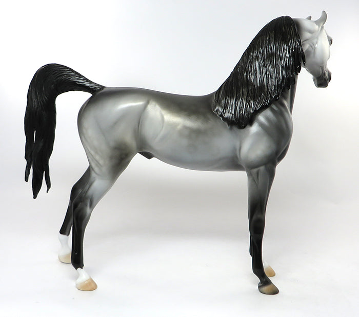 FOLEY-OOAK DAPPLE GREY ARABIAN MODEL HORSE 9/9
