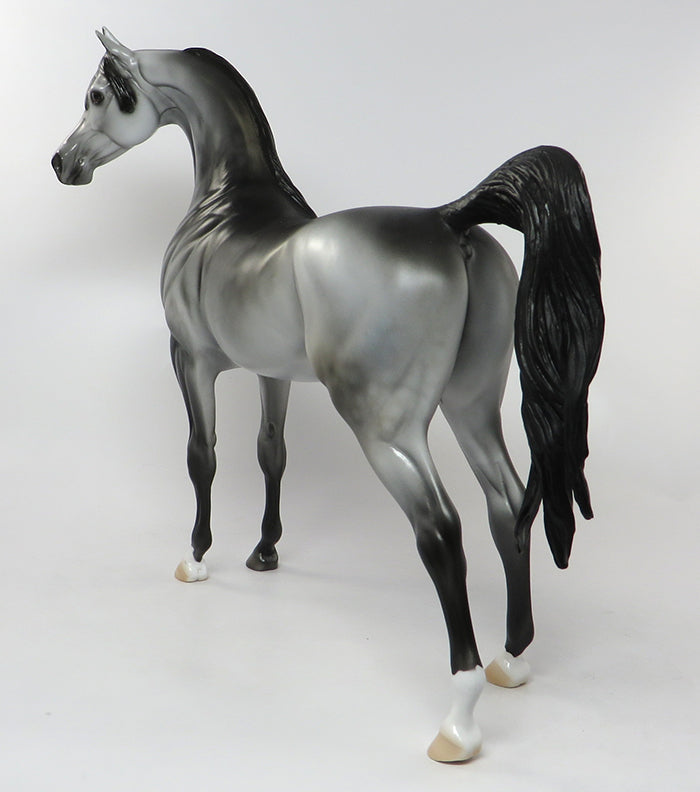 FOLEY-OOAK DAPPLE GREY ARABIAN MODEL HORSE 9/9