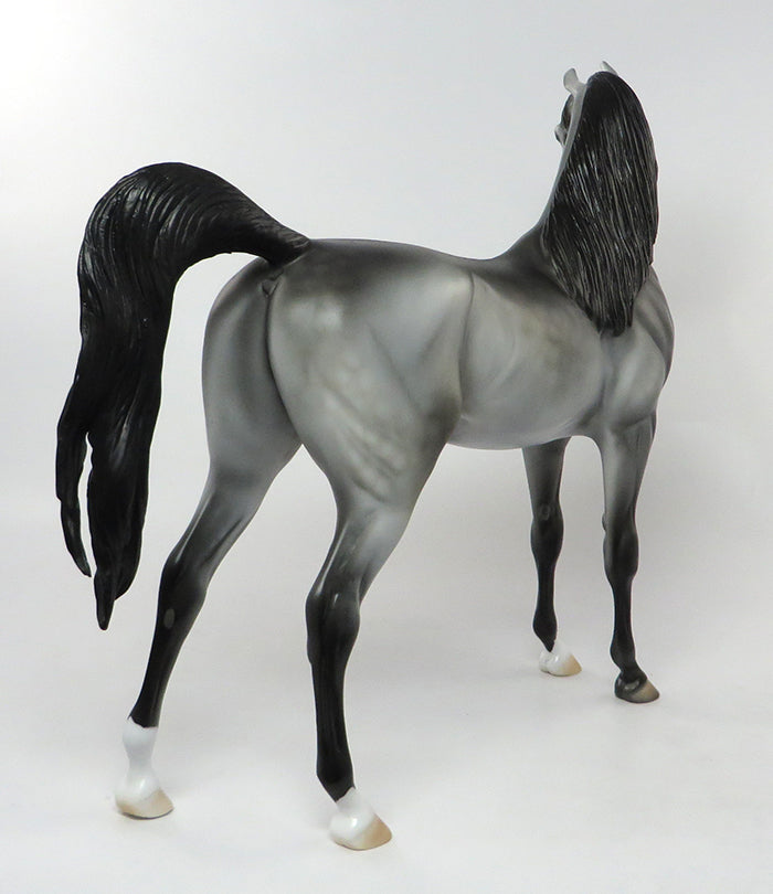 FOLEY-OOAK DAPPLE GREY ARABIAN MODEL HORSE 9/9