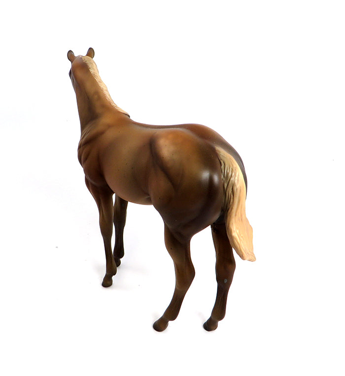 SOLO-OOAK SOOTY PALOMINO WEANLING MODEL HORSE 2/10