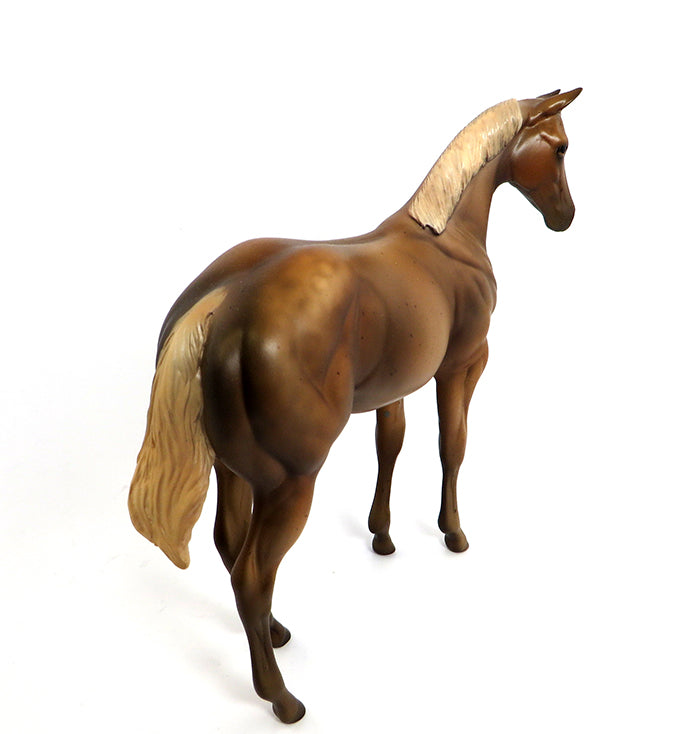 SOLO-OOAK SOOTY PALOMINO WEANLING MODEL HORSE 2/10