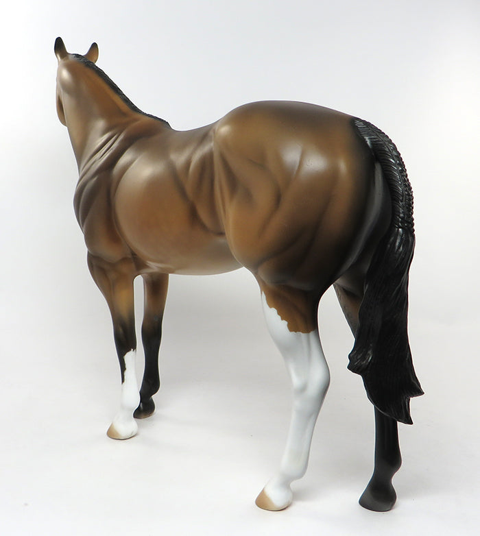 OAKLEY-OOAK BUCKSKIN ISH MODEL HORSE 9/9