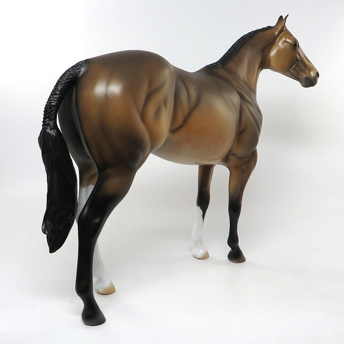 OAKLEY-OOAK BUCKSKIN ISH MODEL HORSE 9/9