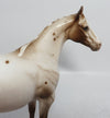 CLARE DE LUNA-OOAK VARNISH ROAN APPALOOSA ISH MODEL HORSE BY SHERYL LEISURE 3-1-18