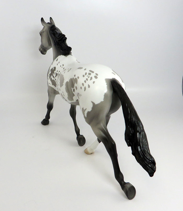 CASHEL-OOAK GREY APPALOOSA PALOUSE MODEL HORSE 2/10
