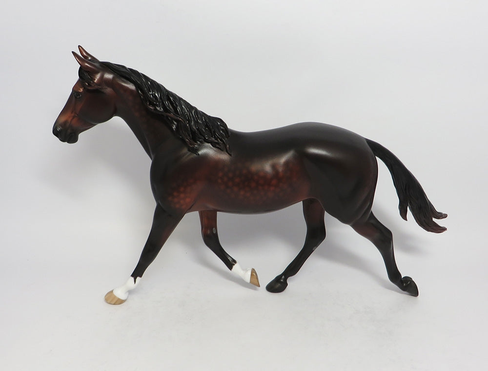 FLOWER DUET-OOAK SUNBURNT BLACK PALOUSE MODEL HORSE BY SHERYL LEISURE 3-1-18
