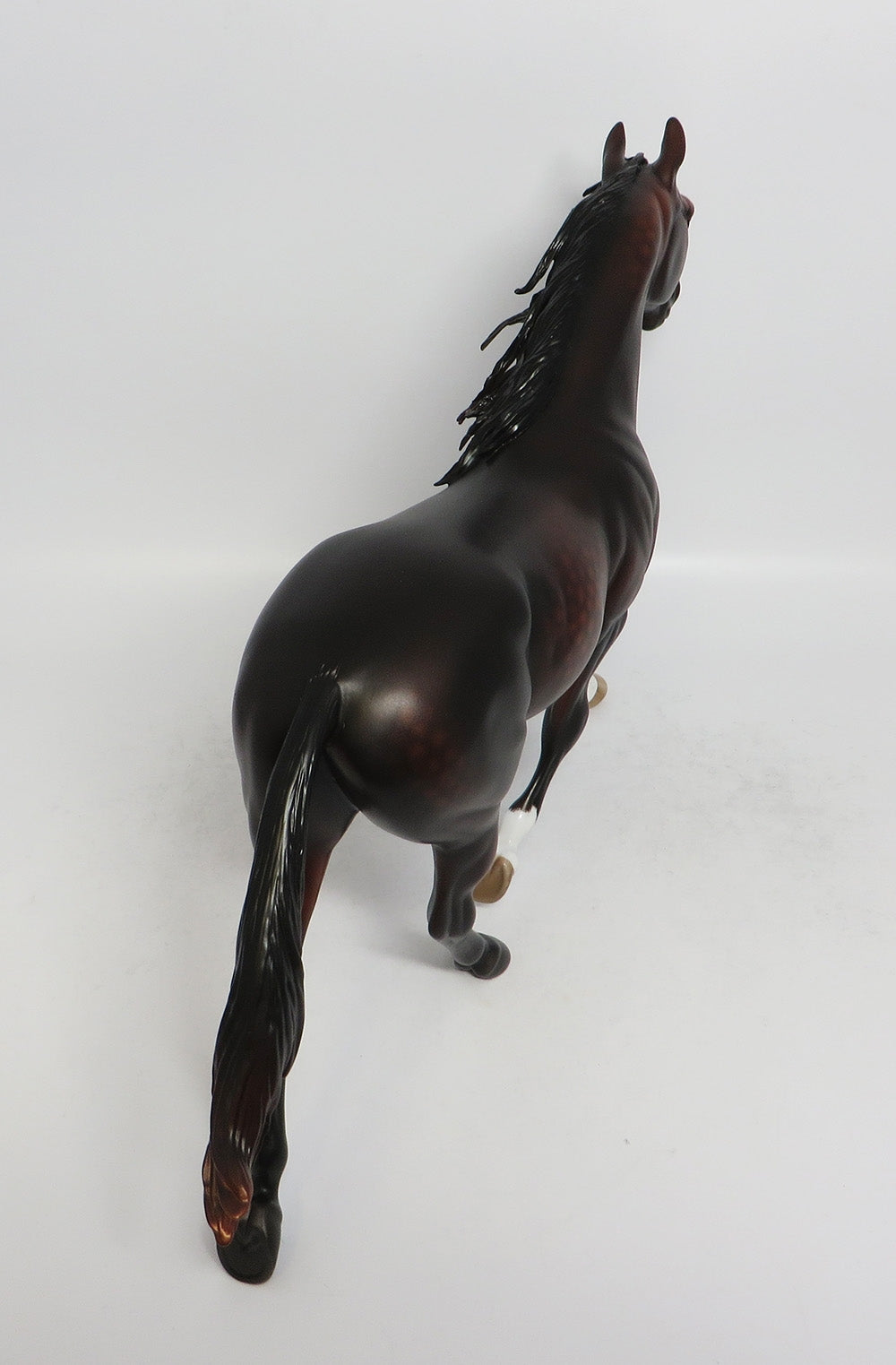 FLOWER DUET-OOAK SUNBURNT BLACK PALOUSE MODEL HORSE BY SHERYL LEISURE 3-1-18