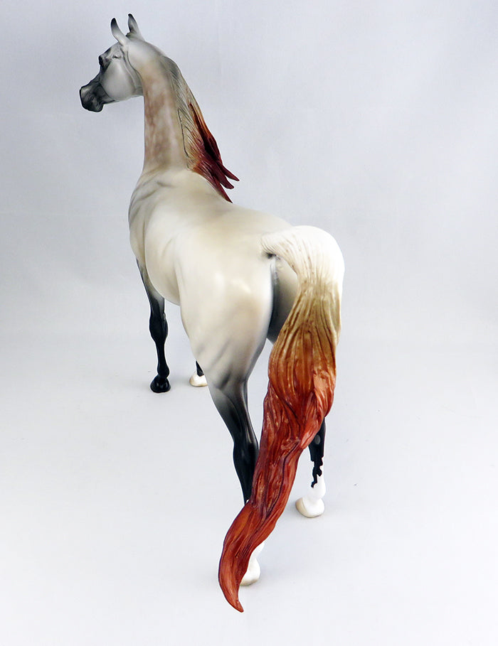 SEYTON-OOAK CHESTNUT GOING GREY  ARABIAN MODEL HORSE 9/15