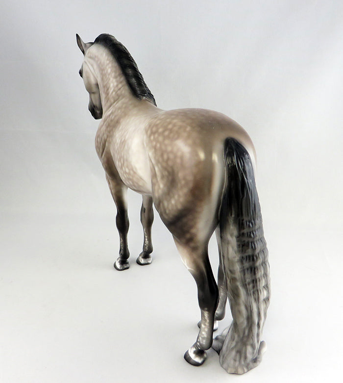 KAZIM-OOAK DAPPLE GREY ANDALUSIAN BY SHERYL LEISURE 9/15