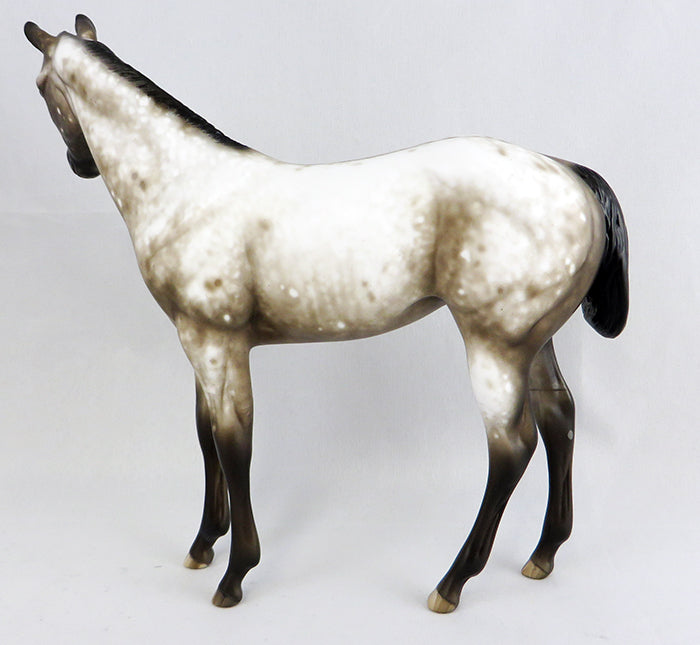 LAO CHE-OOAK APPALOOSA YEARLING MODEL HORSE BY SHERYL LEISURE 9/15