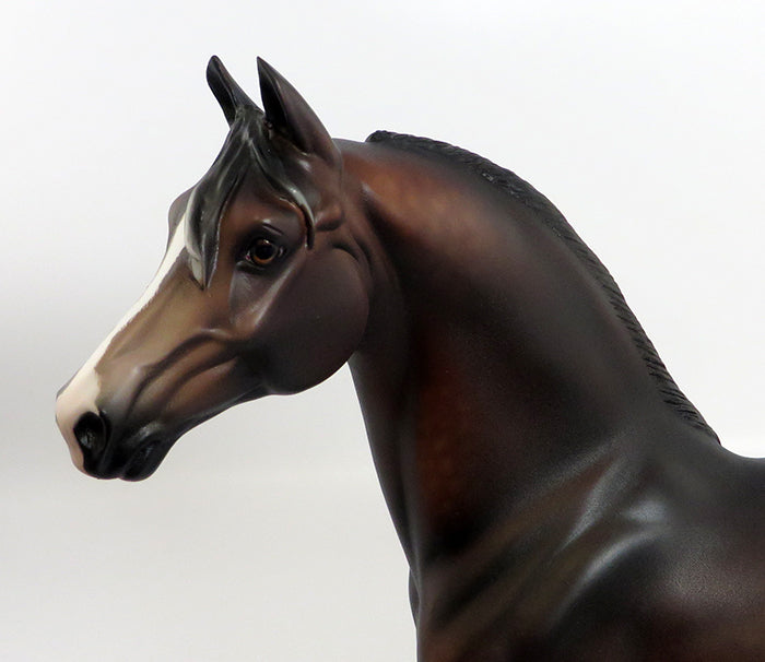 GARFUNKEL-OOAK DAPPLE BAY MORGAN MODEL HORSE BY SHERYL LEISURE 2/13