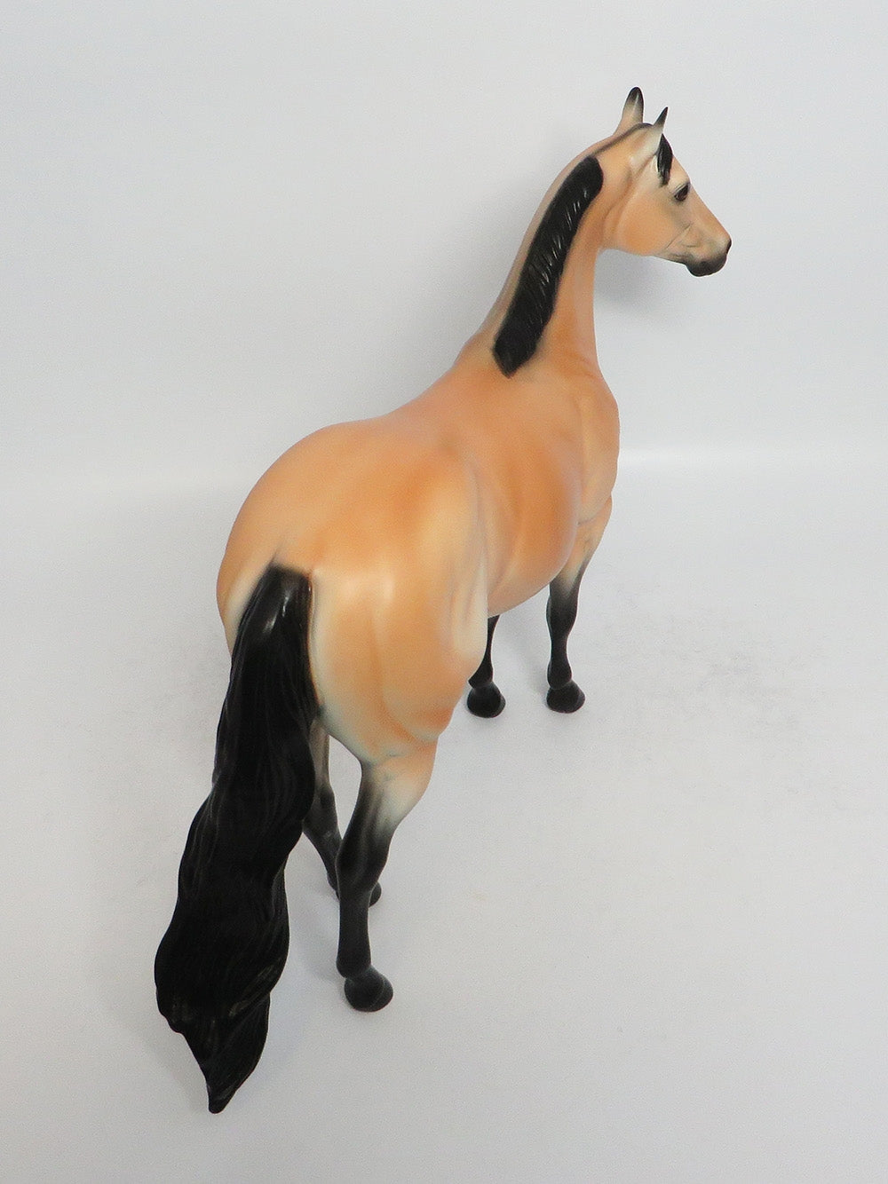 TROUBLE MAKER - OOAK BUCKSKIN ISH MODEL HORSE EA 2018