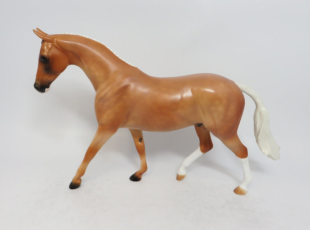 MAY SHOWERS-OOAK PALOMINO PONY MODEL HORSE 3-9-18