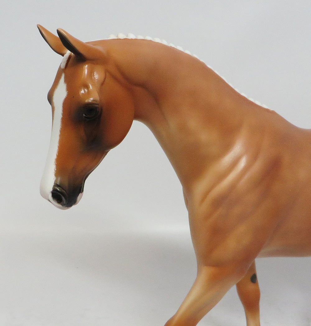 MAY SHOWERS-OOAK PALOMINO PONY MODEL HORSE 3-9-18