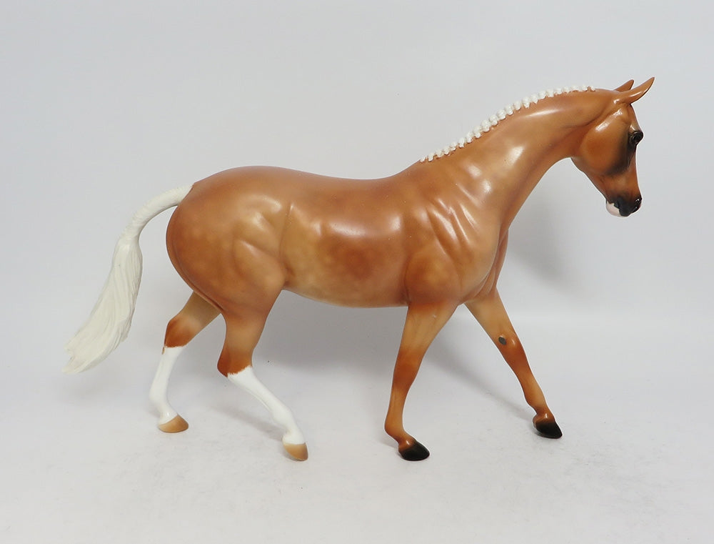 MAY SHOWERS-OOAK PALOMINO PONY MODEL HORSE 3-9-18