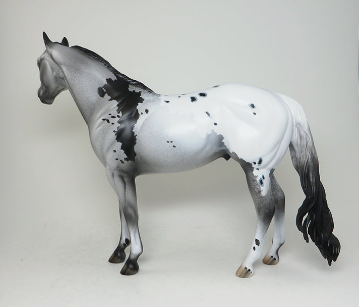 ROPER - OOAK APPALOOSA ISH MODEL HORSE - 3/18