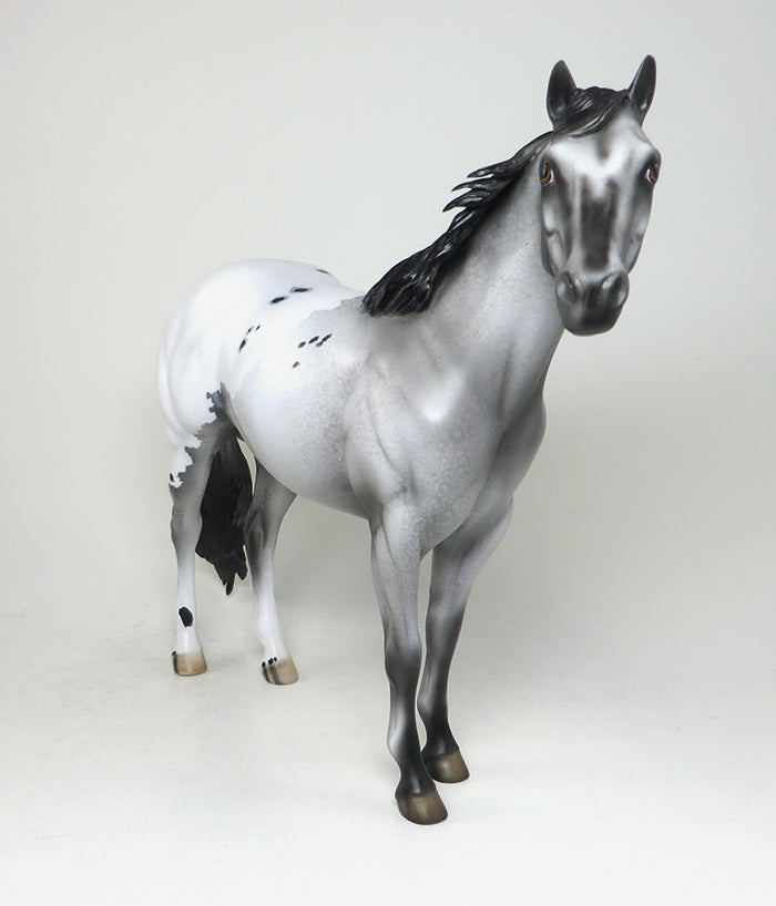 ROPER - OOAK APPALOOSA ISH MODEL HORSE - 3/18