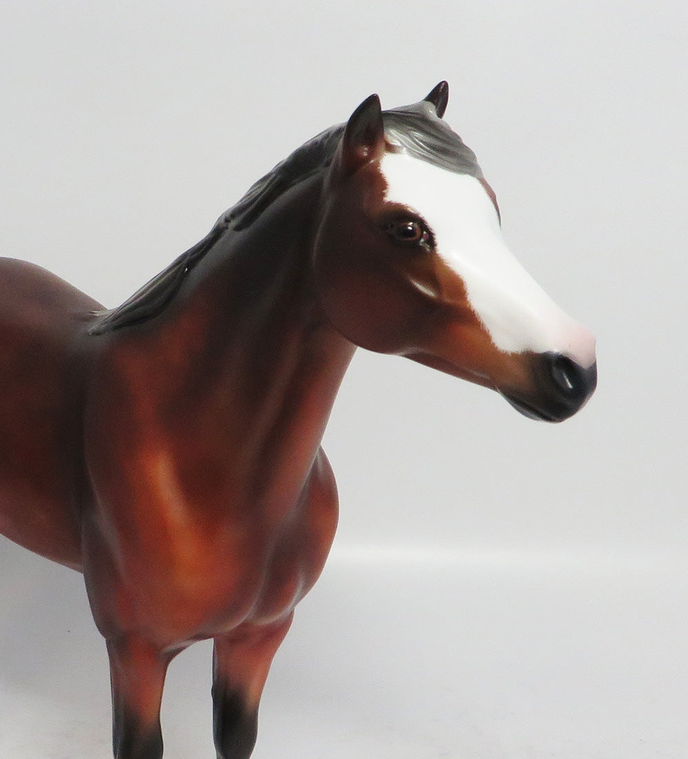 GOT MY WISH-OOAK SILVER BAY MUSTANG MODEL HORSE 3-9-18