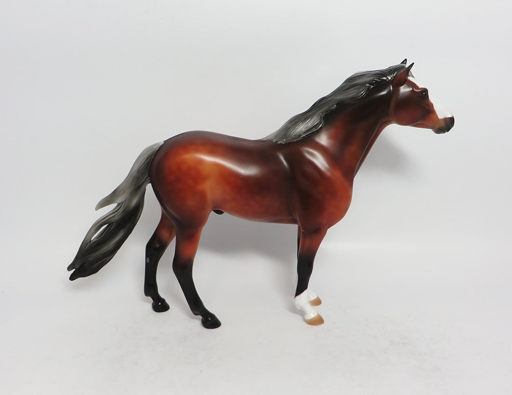GOT MY WISH-OOAK SILVER BAY MUSTANG MODEL HORSE 3-9-18