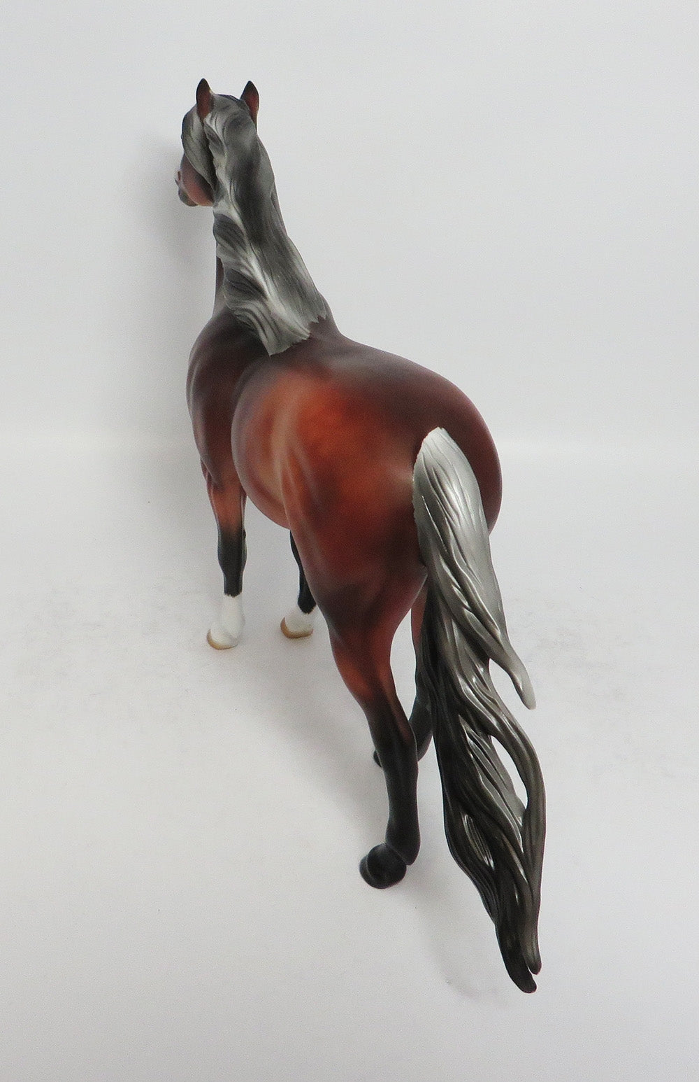 GOT MY WISH-OOAK SILVER BAY MUSTANG MODEL HORSE 3-9-18