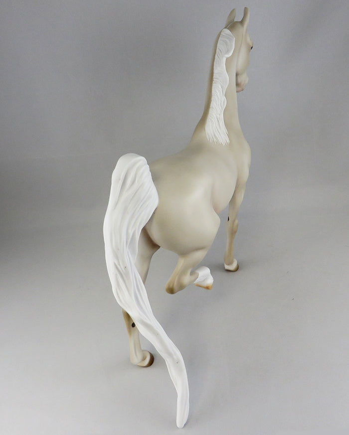 OVERDRIVE-OOAK PERLINO SADDLEBRED MODEL HORSE EQ 2016