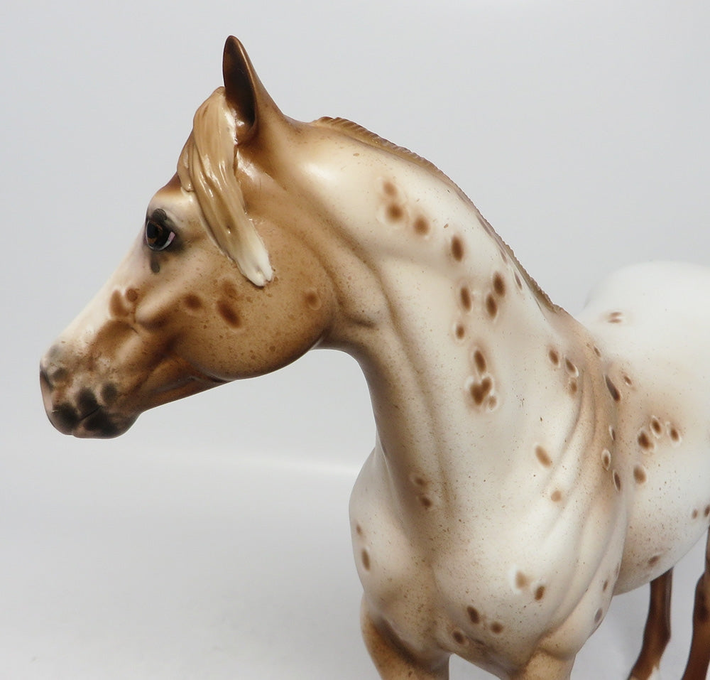 LOVE SHACK-OOAK CHESTNUT APPALOOSA ISH MODEL HORSE 7/28/17