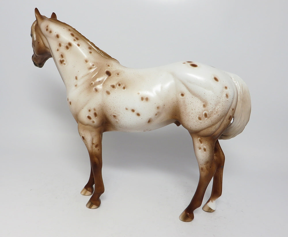 LOVE SHACK-OOAK CHESTNUT APPALOOSA ISH MODEL HORSE 7/28/17