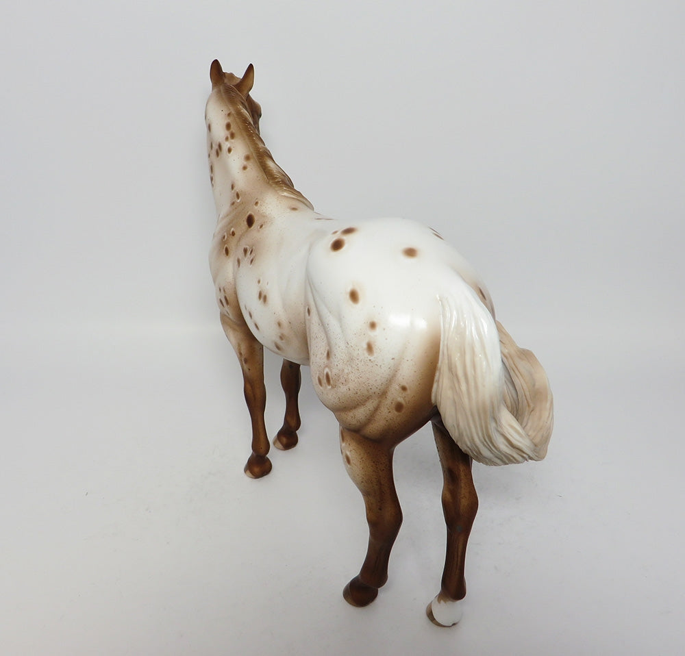 LOVE SHACK-OOAK CHESTNUT APPALOOSA ISH MODEL HORSE 7/28/17