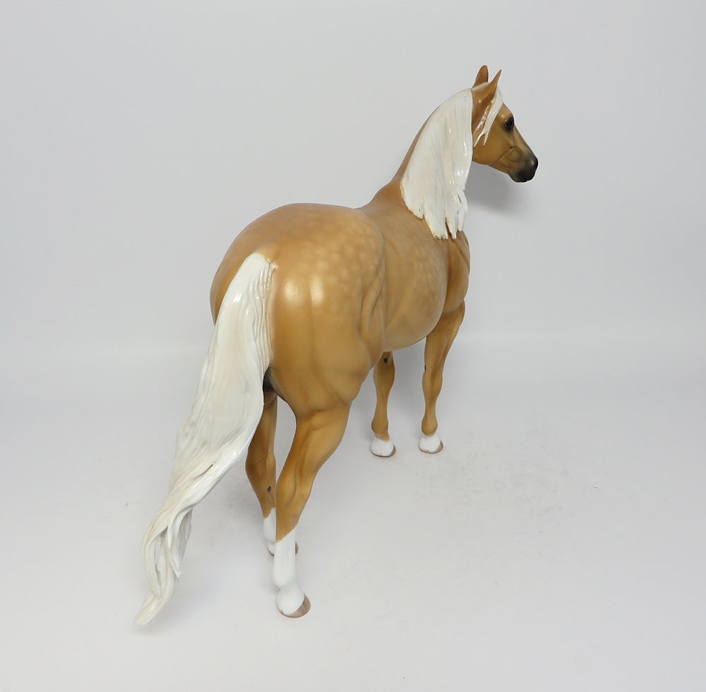 SUNNY D-OOAK DAPPLE PALOMINO ISH MODEL HORSE BY SHERYL LEISURE 7/31/17