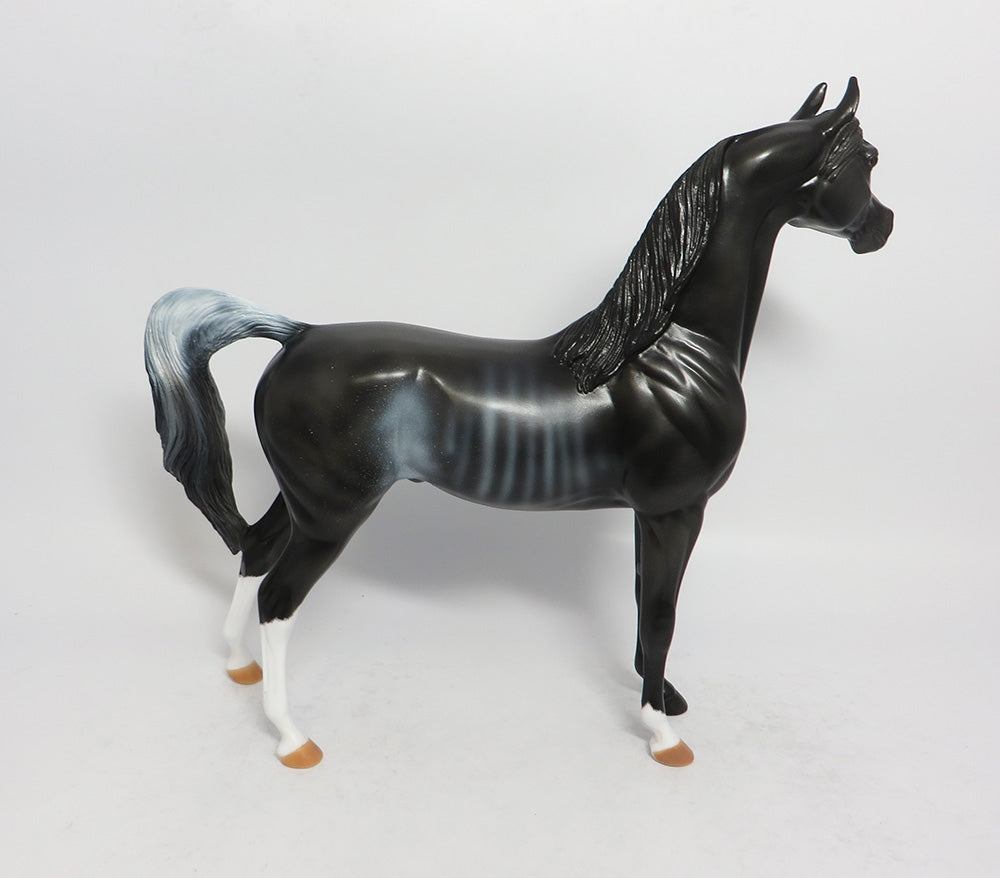 RUBIN-OOAK RABICANO ARABIAN MODEL HORSE 3/9/18