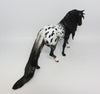 DOPPELGANGER~OOAK LOUD APPALOOSA PUDDLE TAIL PONY MODEL HORSE 8/2/17