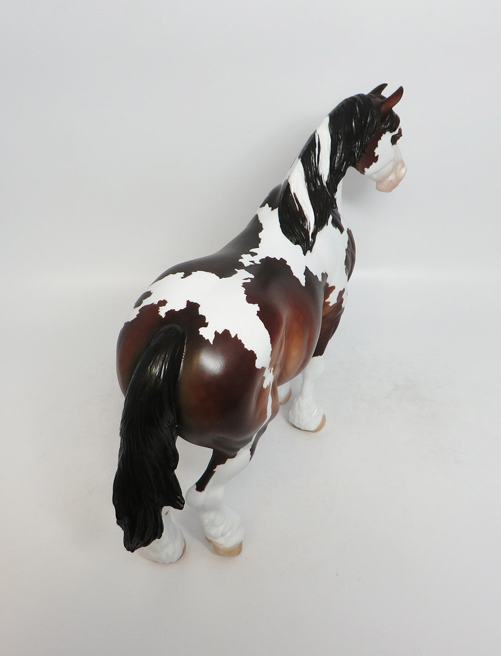 NEVER ENDING STORY-OOAK DAPPLE BAY PAINT BUNNY MODEL HORSE BY DAWN QUICK MIDWEST FAIR 2018