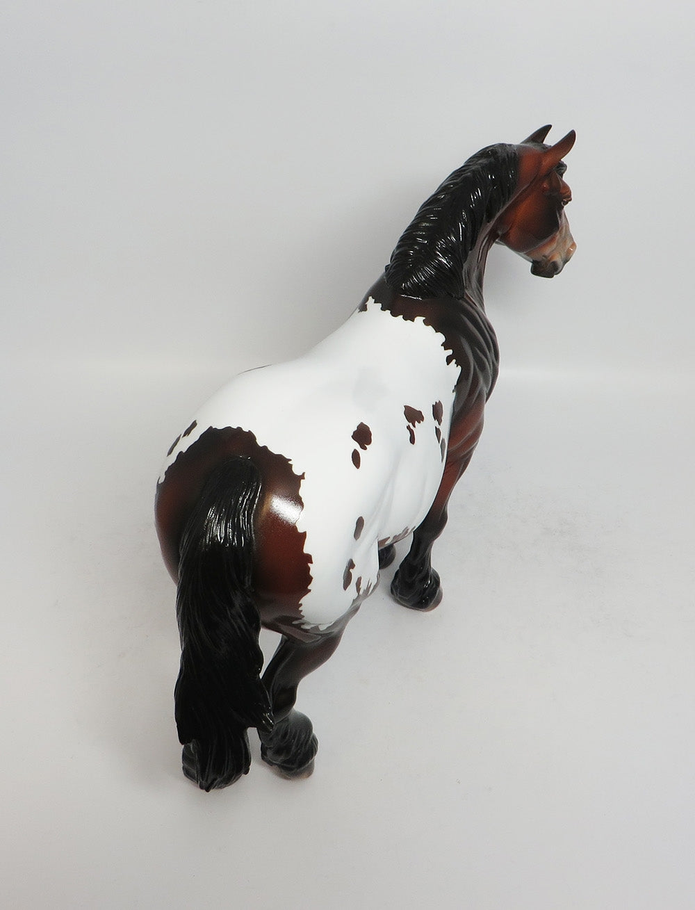 ROBIN - LE14 BAY APPALOOSA BUNNY HEAVY DRAFTER MODEL HORSE MW2018