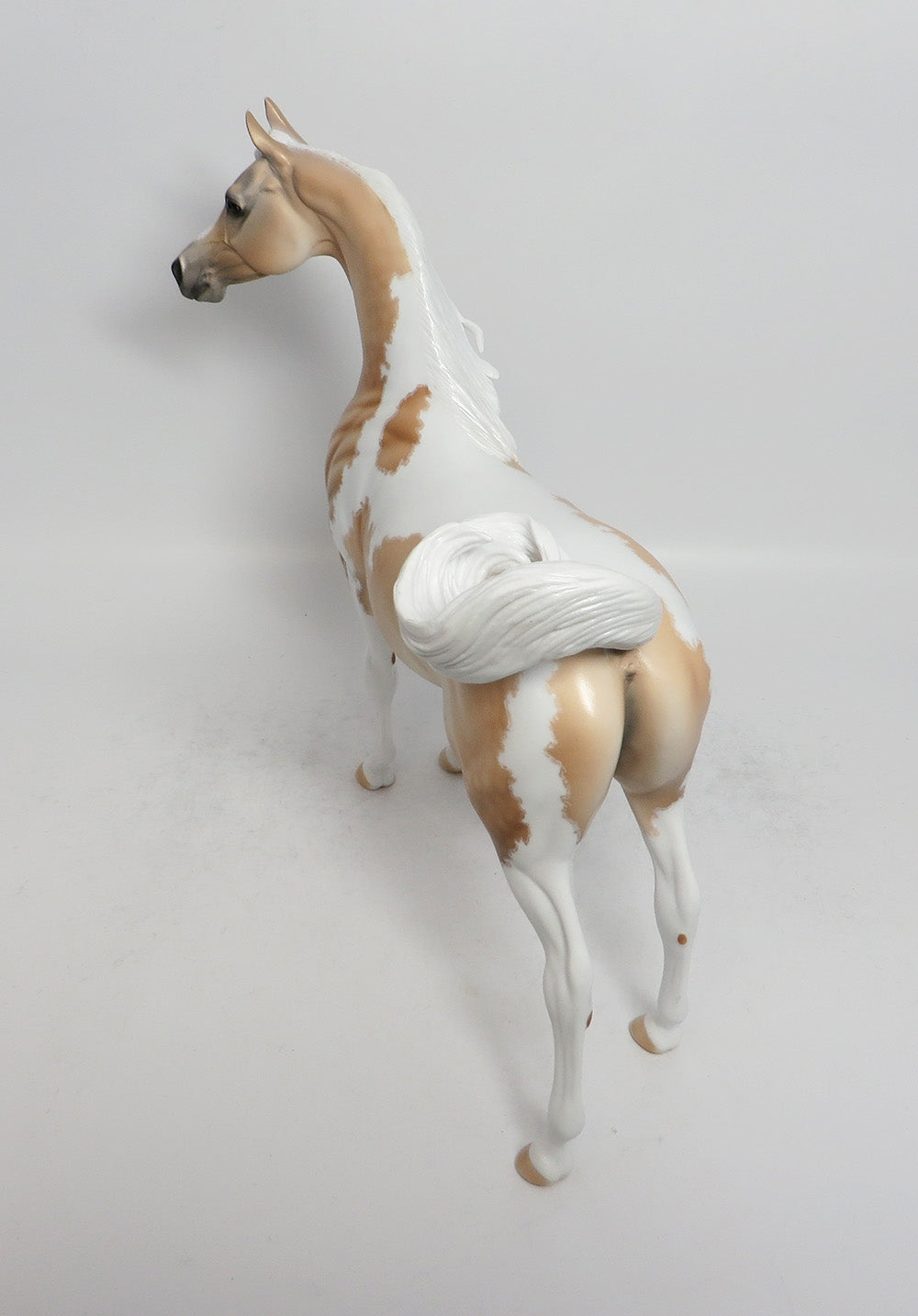ONE THIN DIME-OOAK PALOMINO PAINT ARABIAN MODEL HORSE BY DAWN QUICK 3-9-18