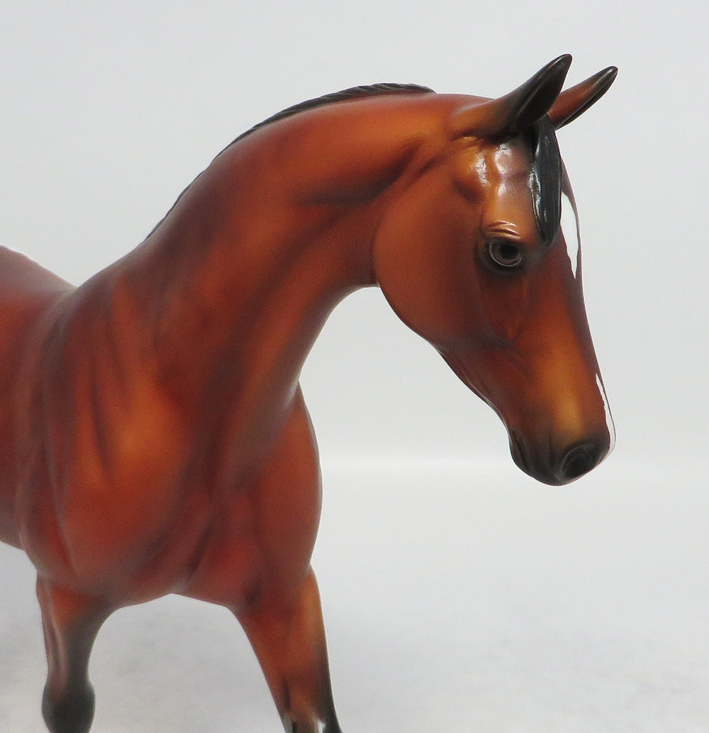 SMAK TALK - OOAK DAPPLE BAY APPALOOSA PONY MODEL HORSE MW2018