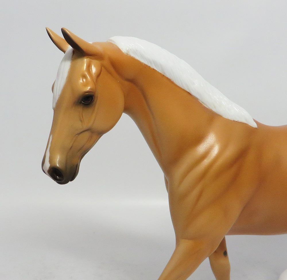 HOT GOSSIP - OOAK PALOMINO APPALOOSA PONY MODEL HORSE MW2018