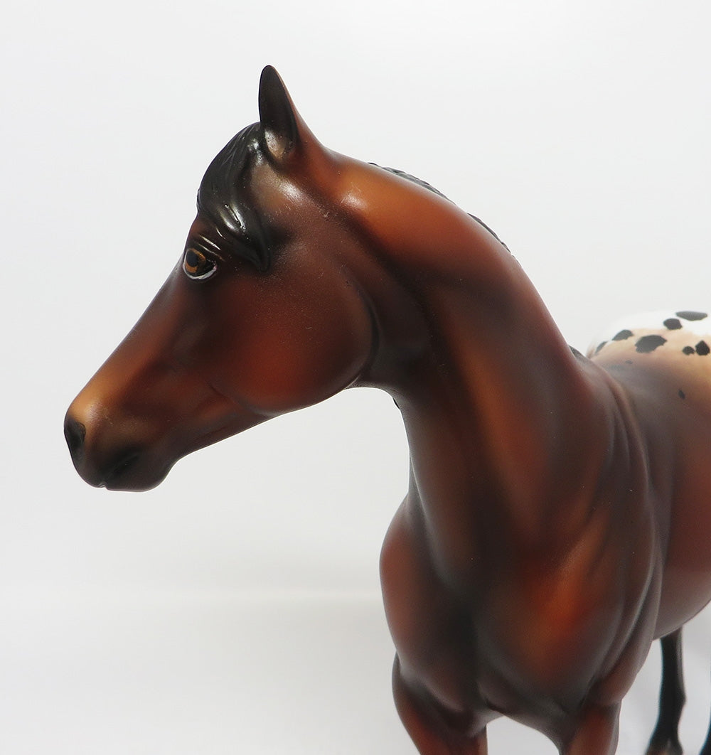 INVITATION 2 DANCE~OOAK BAY APPALOOSA ISH MODEL HORSE
