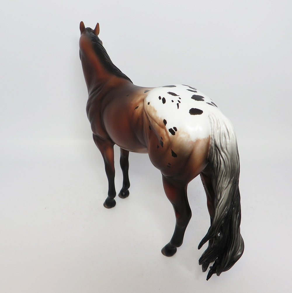 INVITATION 2 DANCE~OOAK BAY APPALOOSA ISH MODEL HORSE