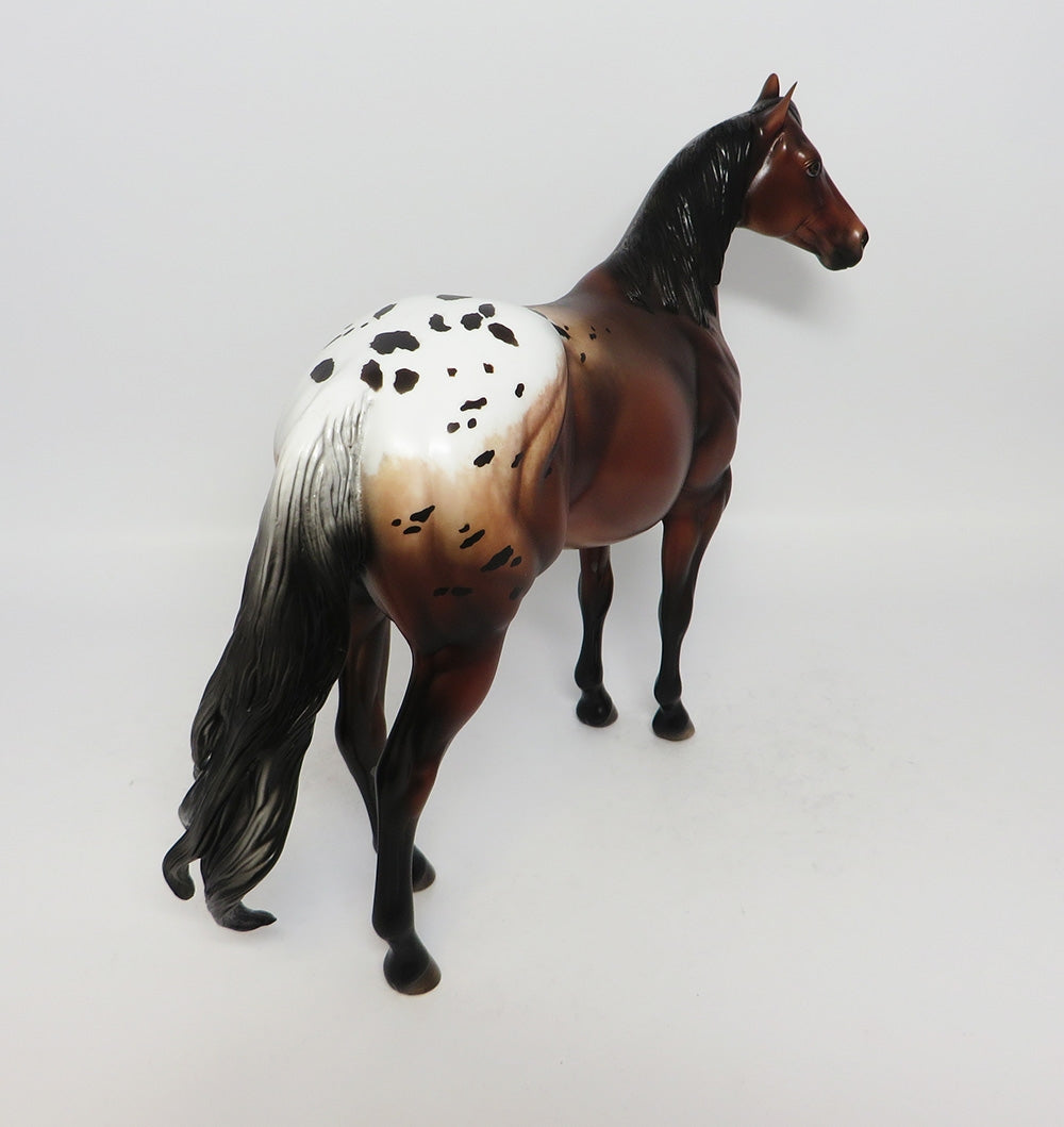 INVITATION 2 DANCE~OOAK BAY APPALOOSA ISH MODEL HORSE